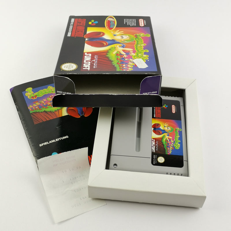 Super Nintendo Spiel : Lemmings - OVP & Anleitung | SNES Cartridge PAL NOE