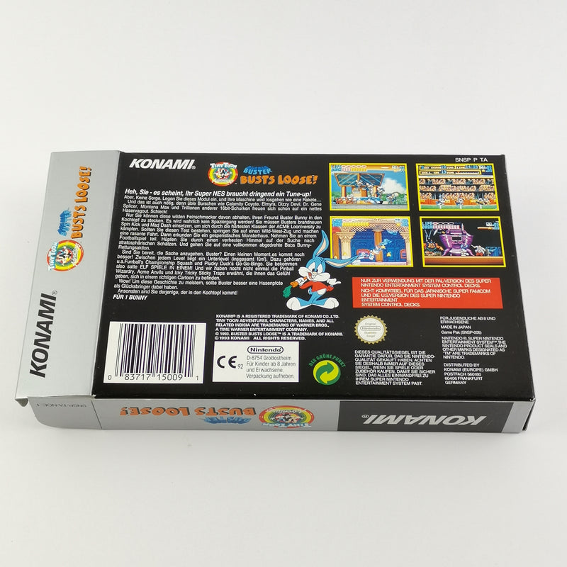 Super Nintendo Spiel : Tiny Toon Adventures - OVP & Anleitung | SNES PAL NOE-1
