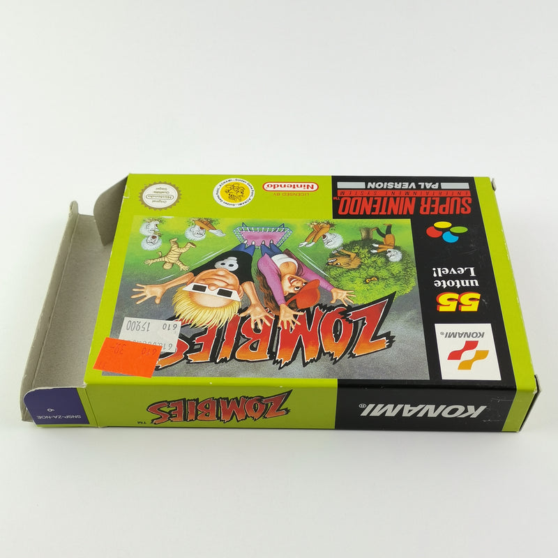 Super Nintendo Spiel : Zombies - OVP & Anleitung | SNES CIB Cartridge PAL NOE