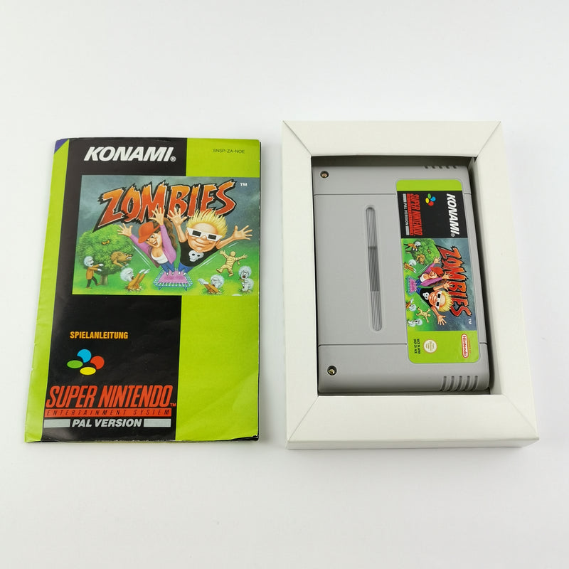 Super Nintendo Spiel : Zombies - OVP & Anleitung | SNES CIB Cartridge PAL NOE