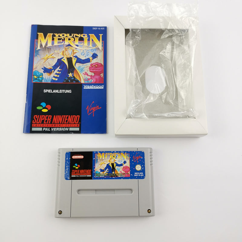 Super Nintendo Spiel : Young Merlin - OVP & Anleitung | SNES Cartridge PAL NOE