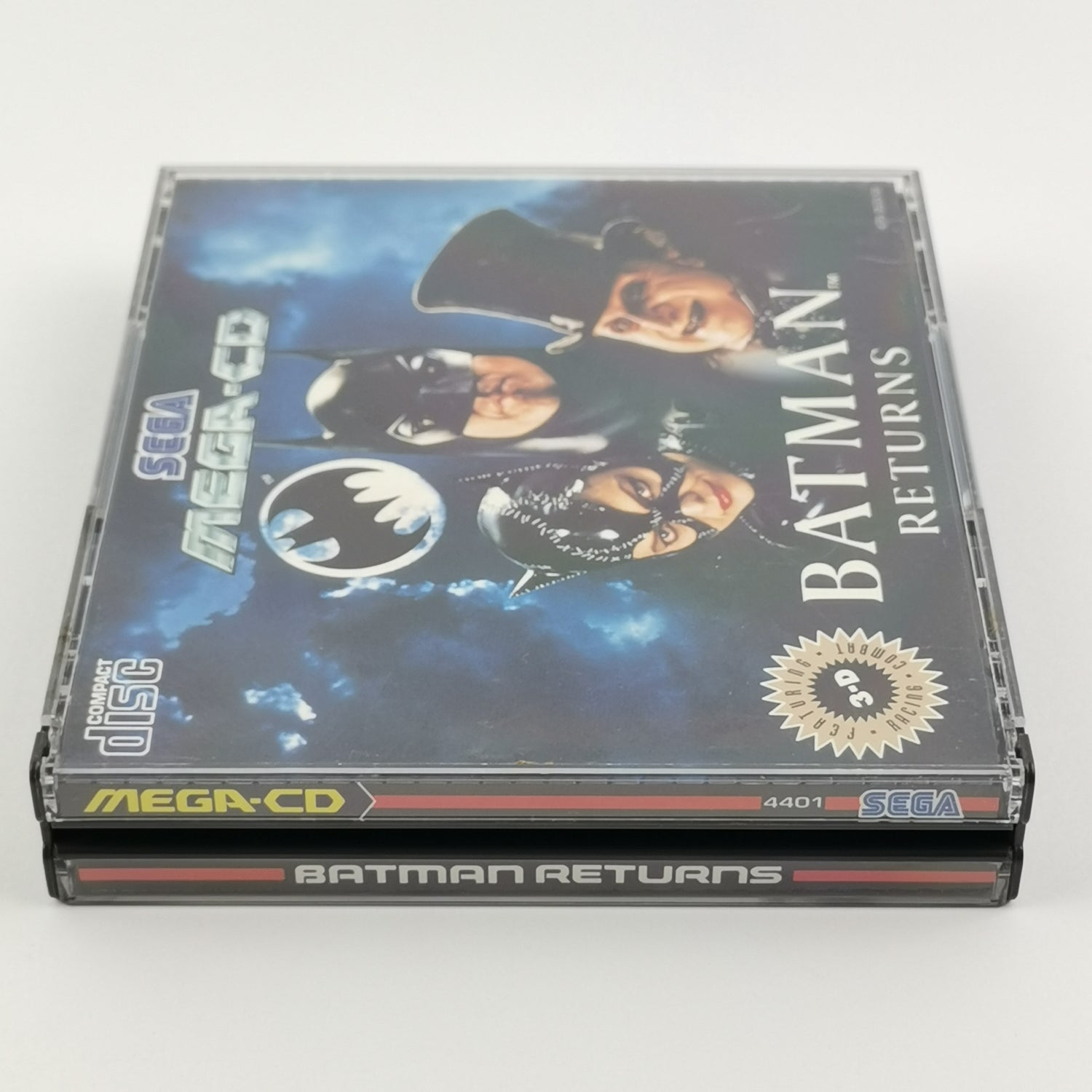 Sega Mega CD Game: Batman Returns - Original Packaging Instructions | PAL MC Disc Compact