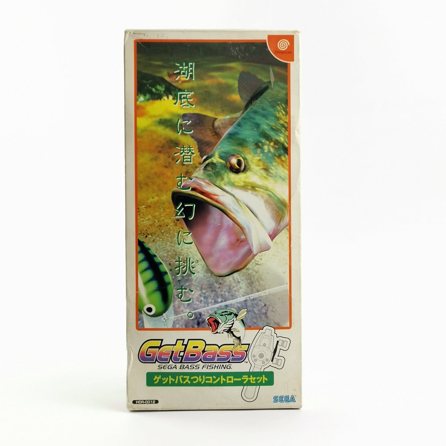 Sega Dreamcast Game: Get Bass Sega Bass Fishing Pak with Fishing Rod - OVP DC JAPAN