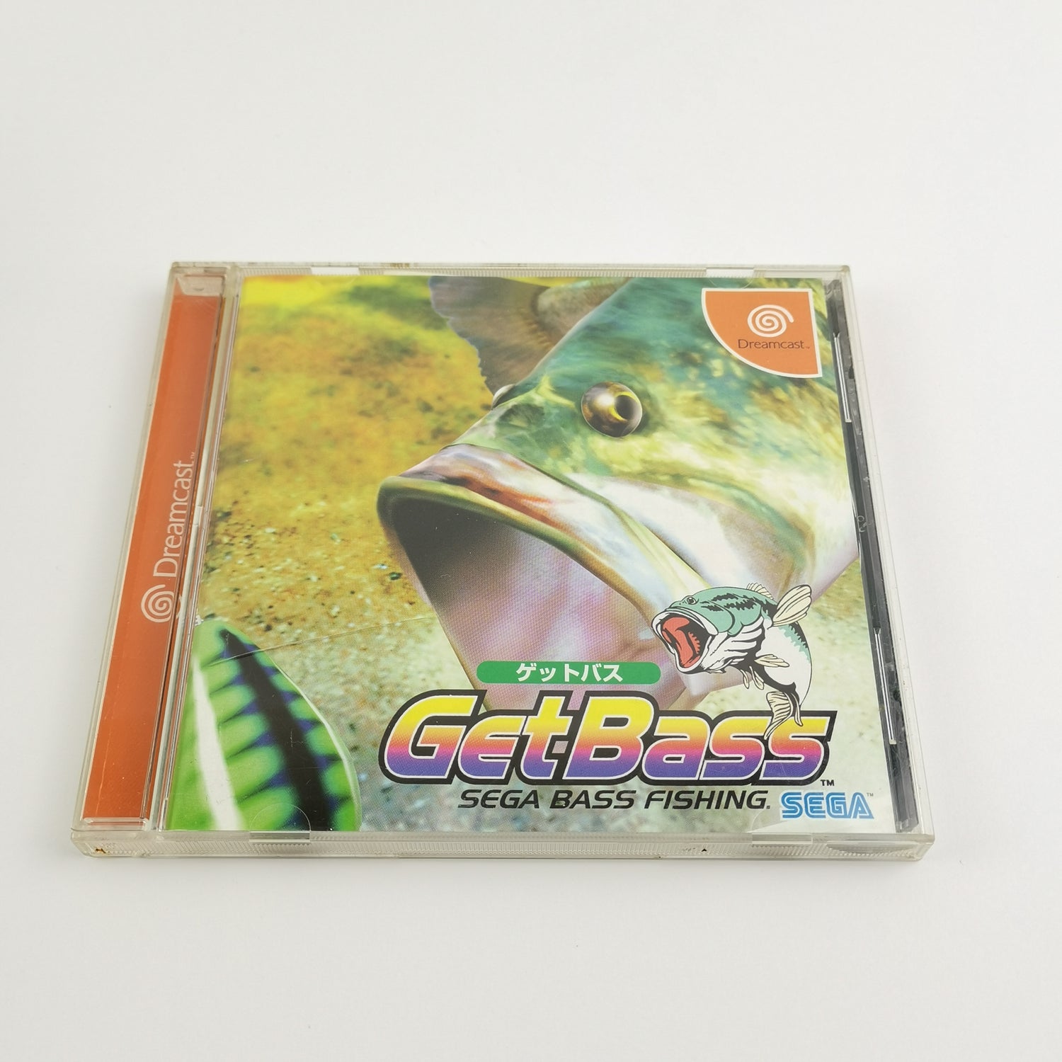 Sega Dreamcast Spiel : Get Bass Sega Bass Fishing Pak mit Angel - OVP DC JAPAN