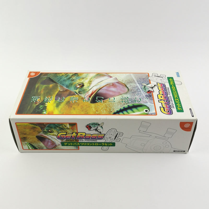Sega Dreamcast Game: Get Bass Sega Bass Fishing Pak with Fishing Rod - Original Packaging Instructions