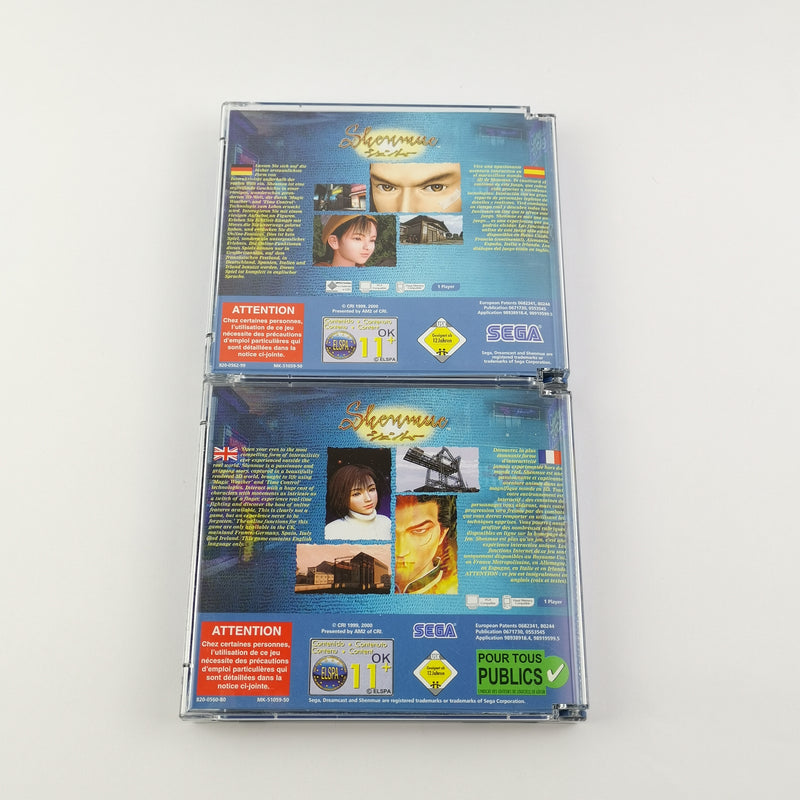 Sega Dreamcast game: Shenmue - original packaging without cardboard slipcase with instructions | DC Disc