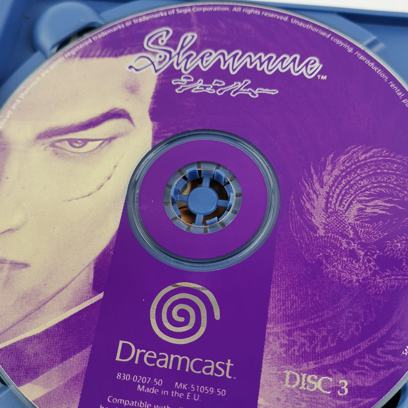 Sega Dreamcast game: Shenmue - original packaging without cardboard slipcase with instructions | DC Disc