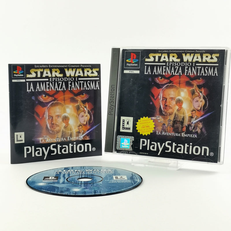 Sony Playstation 1 Game: Star Wars Episodio I La Amenaza Fantasma - OVP PAL ES