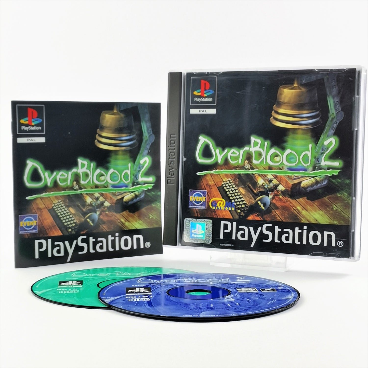 Sony Playstation 1 Spiel : Over Blood 2 - OVP & Anleitung PAL | PS1 PSX