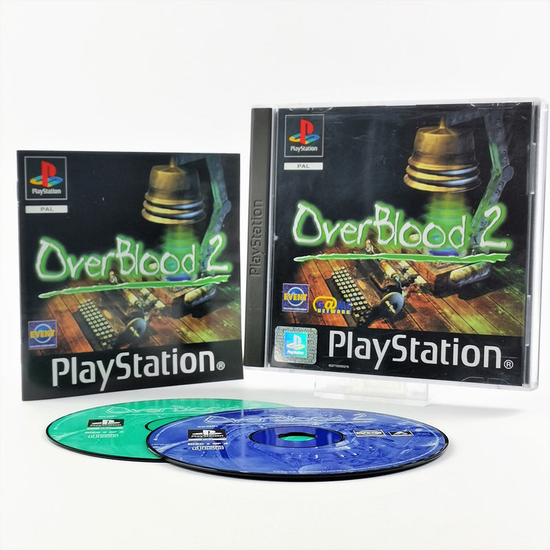 Sony Playstation 1 Game: Over Blood 2 - OVP &amp; Instructions PAL | PS1 PSX