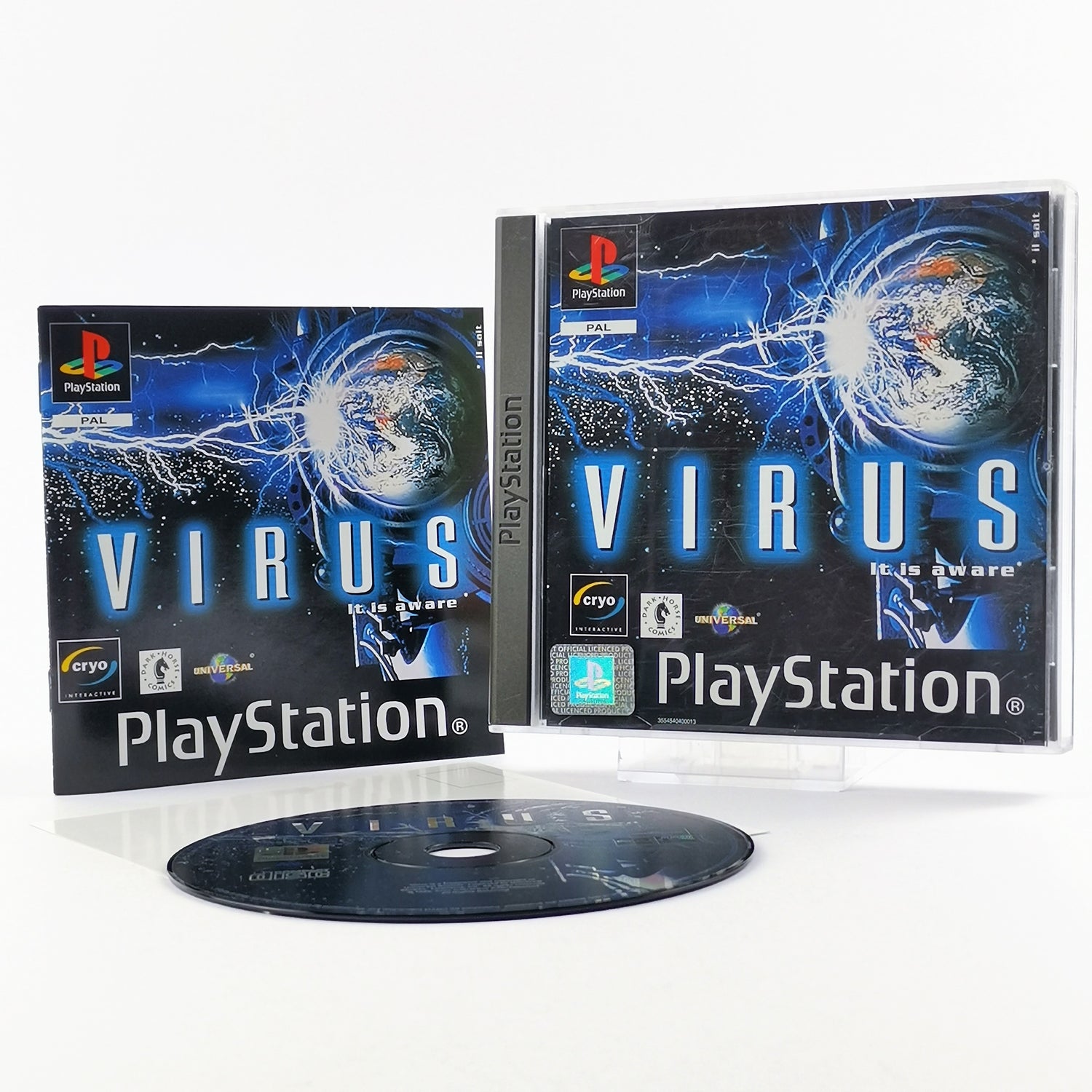 Sony Playstation 1 Spiel : Virus It is Aware - OVP & Anleitung PAL | PS1 PSX