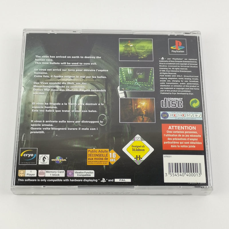 Sony Playstation 1 Spiel : Virus It is Aware - OVP & Anleitung PAL | PS1 PSX