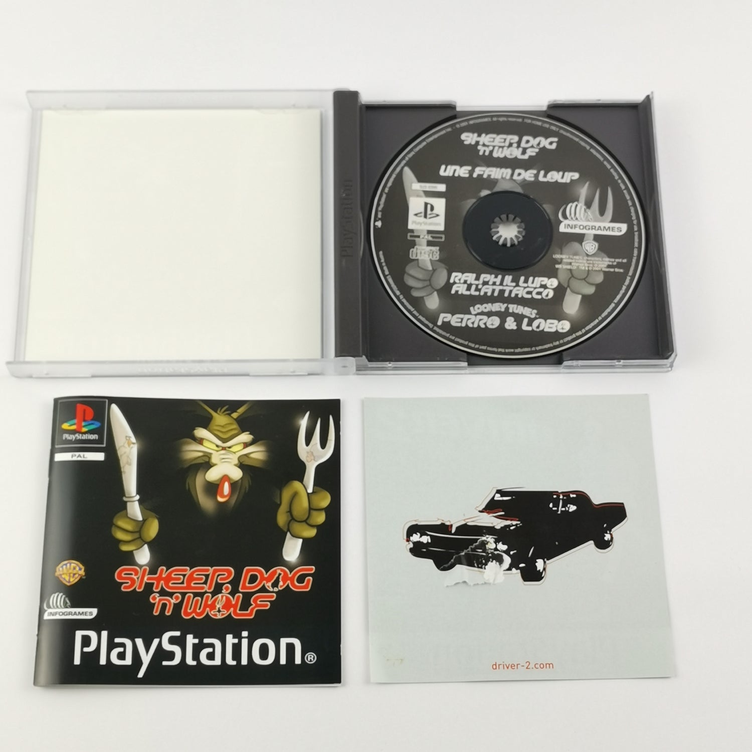 Sony Playstation 1 Game: Sheep Dog N Wolf - OVP & Instructions PAL | PS1 PSX