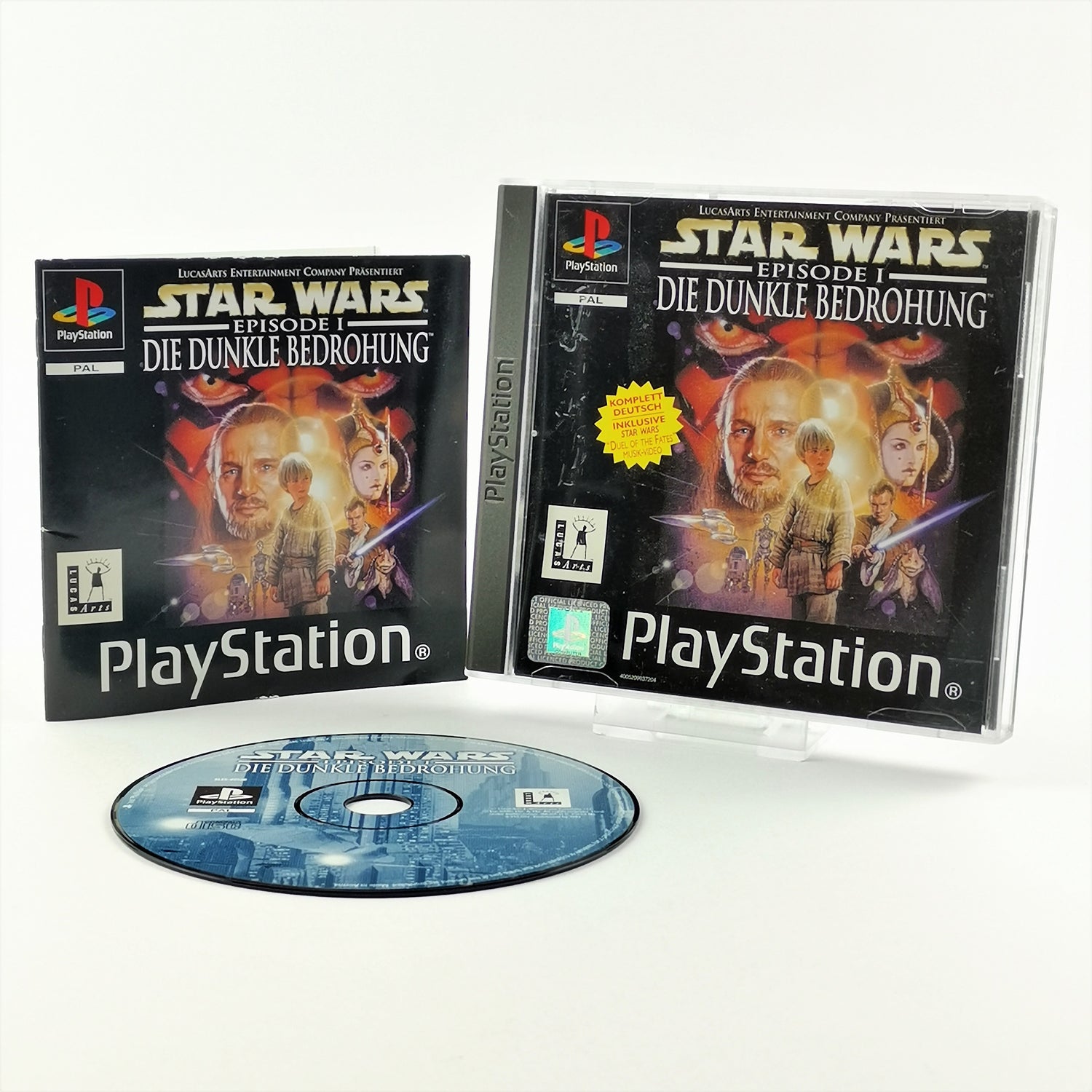 Sony Playstation 1 Spiel : Star Wars Episode I Die Dunkle Bedrohung - OVP PS1