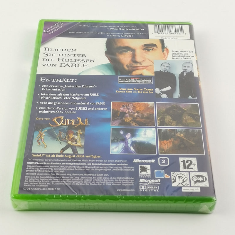 Microsoft Xbox Classic Spiel : Fable Limited Edition Bonus DvD - NEW SEALED OVP