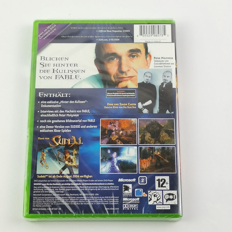 Microsoft Xbox Classic Spiel : Fable Limited Edition Bonus DvD - NEW SEALED OVP