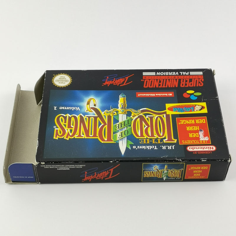 Super Nintendo Spiel : The Lord of The Rings Volume 1 - OVP Anleitung PAL SNES