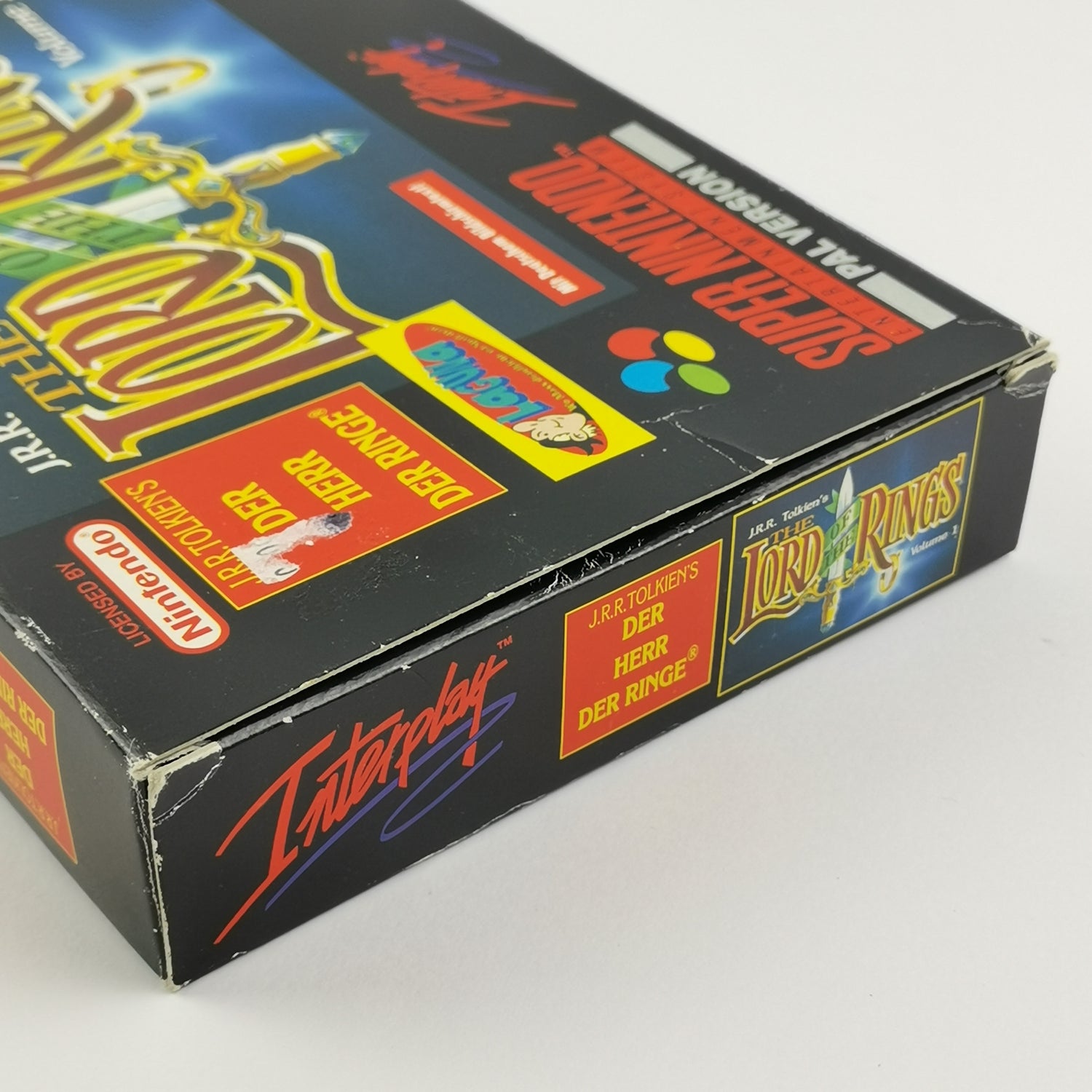 Super Nintendo Spiel : The Lord of The Rings Volume 1 - OVP Anleitung PAL SNES