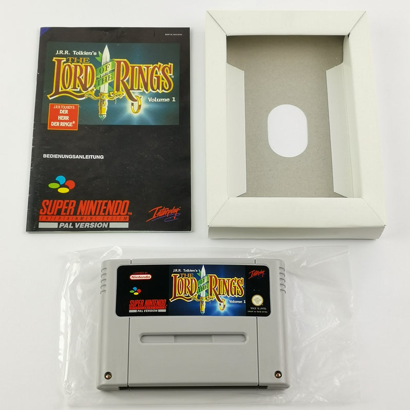 Super Nintendo Spiel : The Lord of The Rings Volume 1 - OVP Anleitung PAL SNES