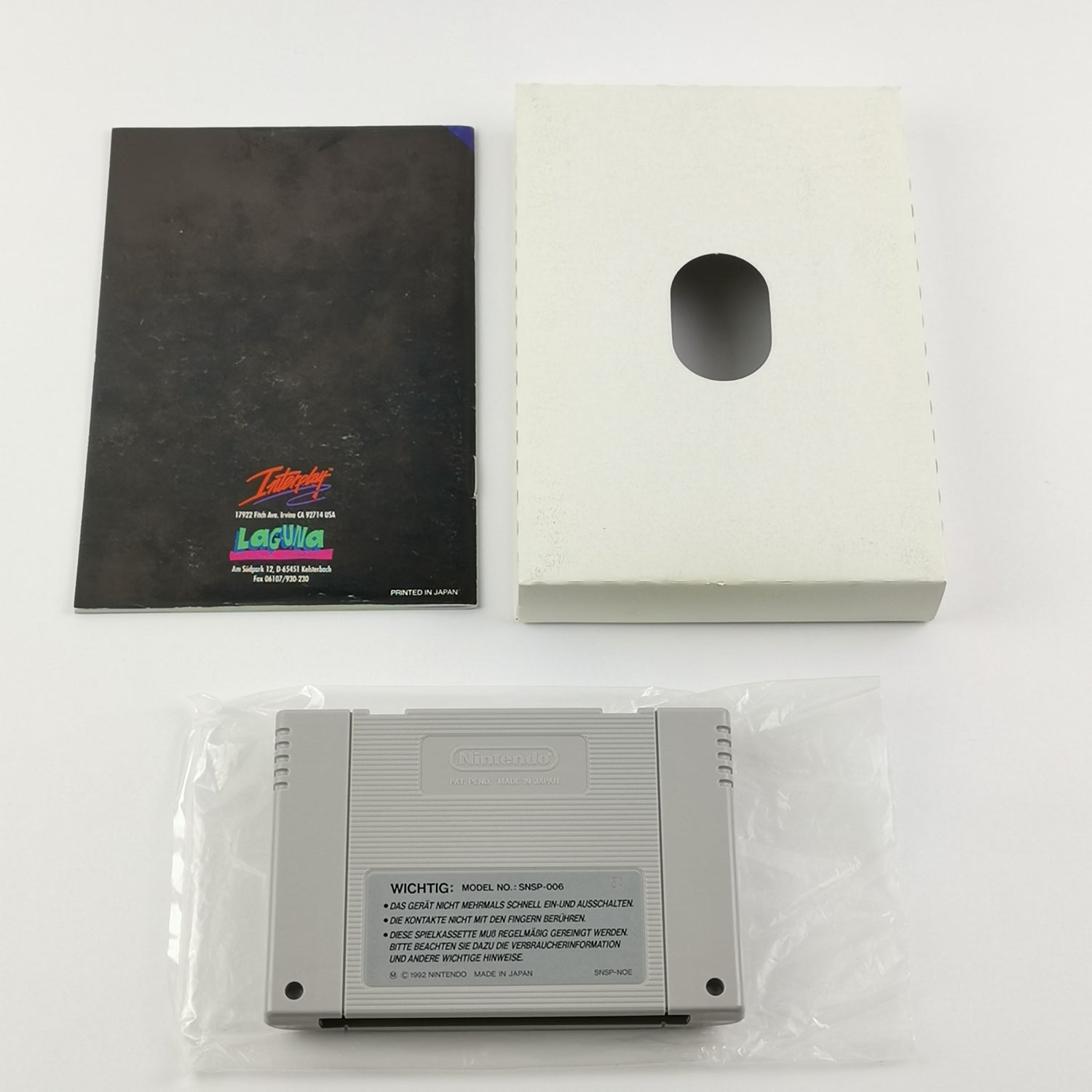 Super Nintendo Spiel : The Lord of The Rings Volume 1 - OVP Anleitung PAL SNES