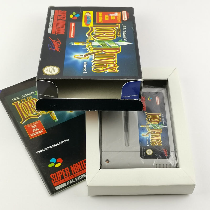 Super Nintendo Spiel : The Lord of The Rings Volume 1 - OVP Anleitung PAL SNES