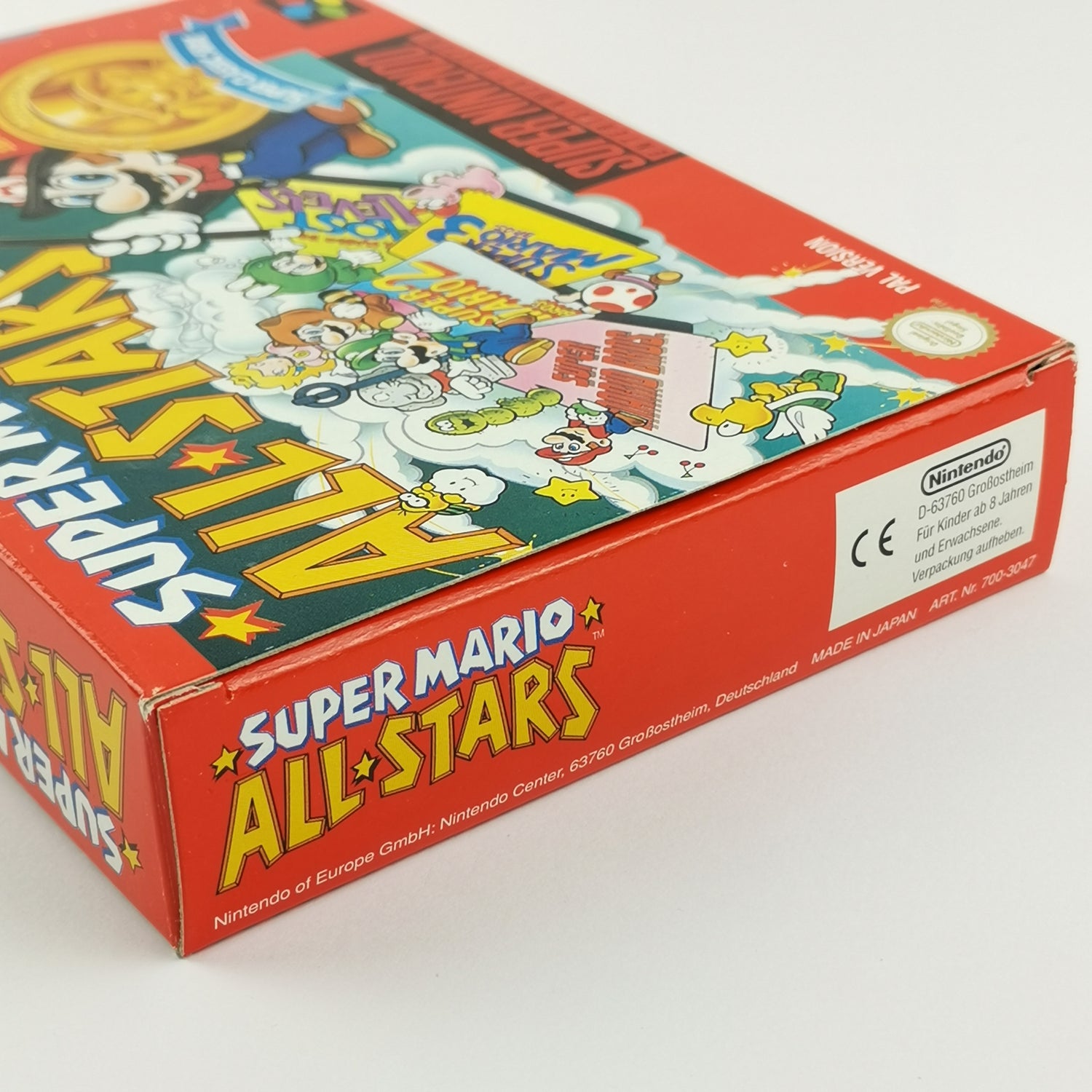 Super Nintendo Spiel : Super Mario All Stars - OVP Anleitung deutsche PAL SNES