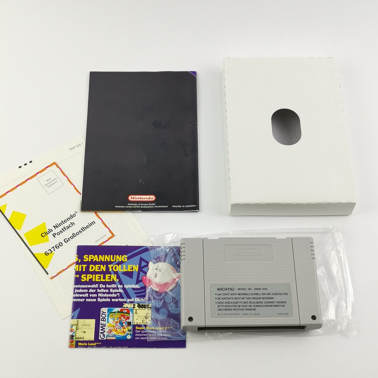 Super Nintendo Spiel : Super Mario All Stars - OVP Anleitung deutsche PAL SNES