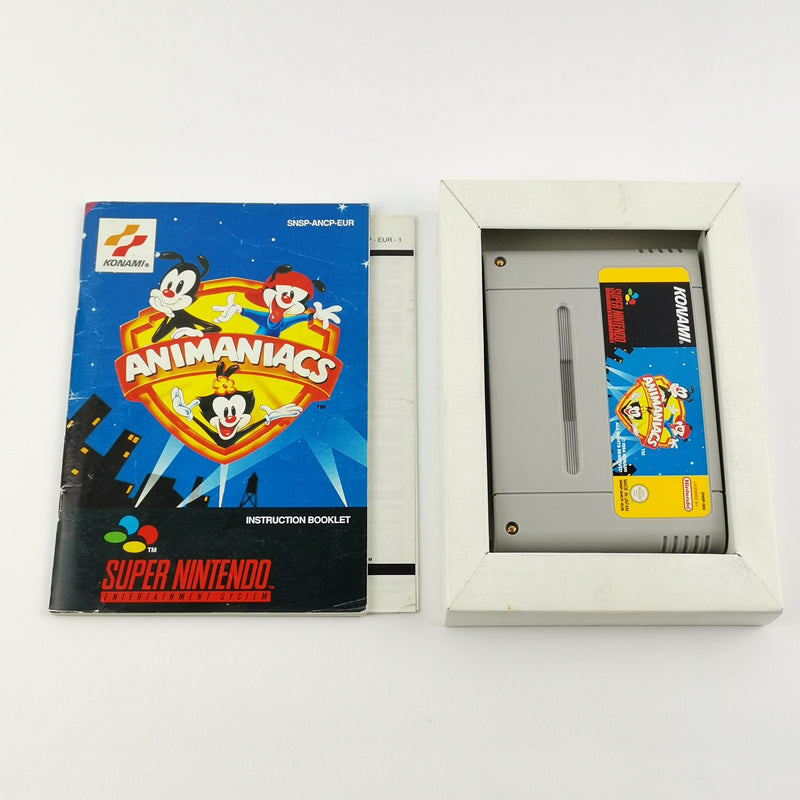 Super Nintendo Spiel : Animaniacs - OVP & Anleitung PAL | SNES 16Bit Cartridge