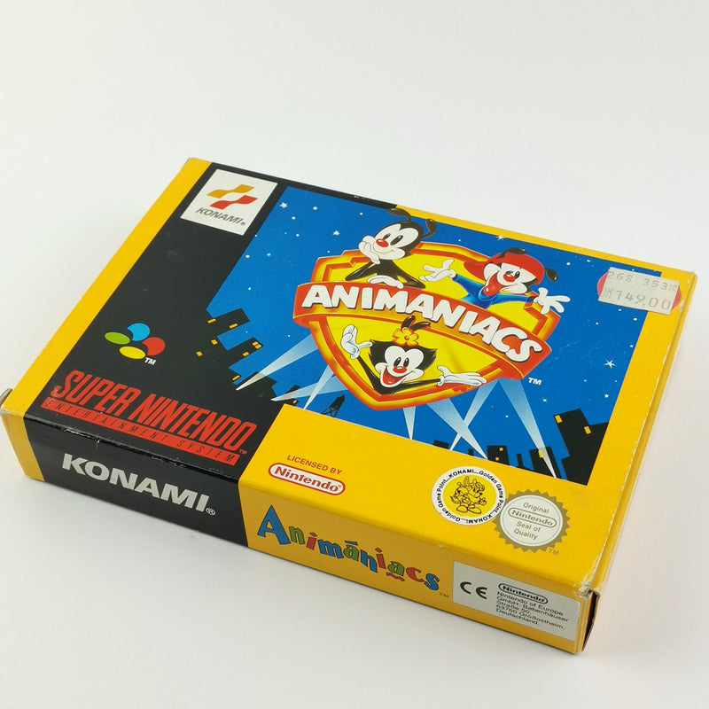Super Nintendo Spiel : Animaniacs - OVP & Anleitung PAL | SNES 16Bit Cartridge