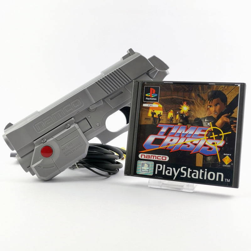 Sony Playstation 1 Game: Time Crisis + Namco Gun Arcade Lightgun | PAL PS1 PSX