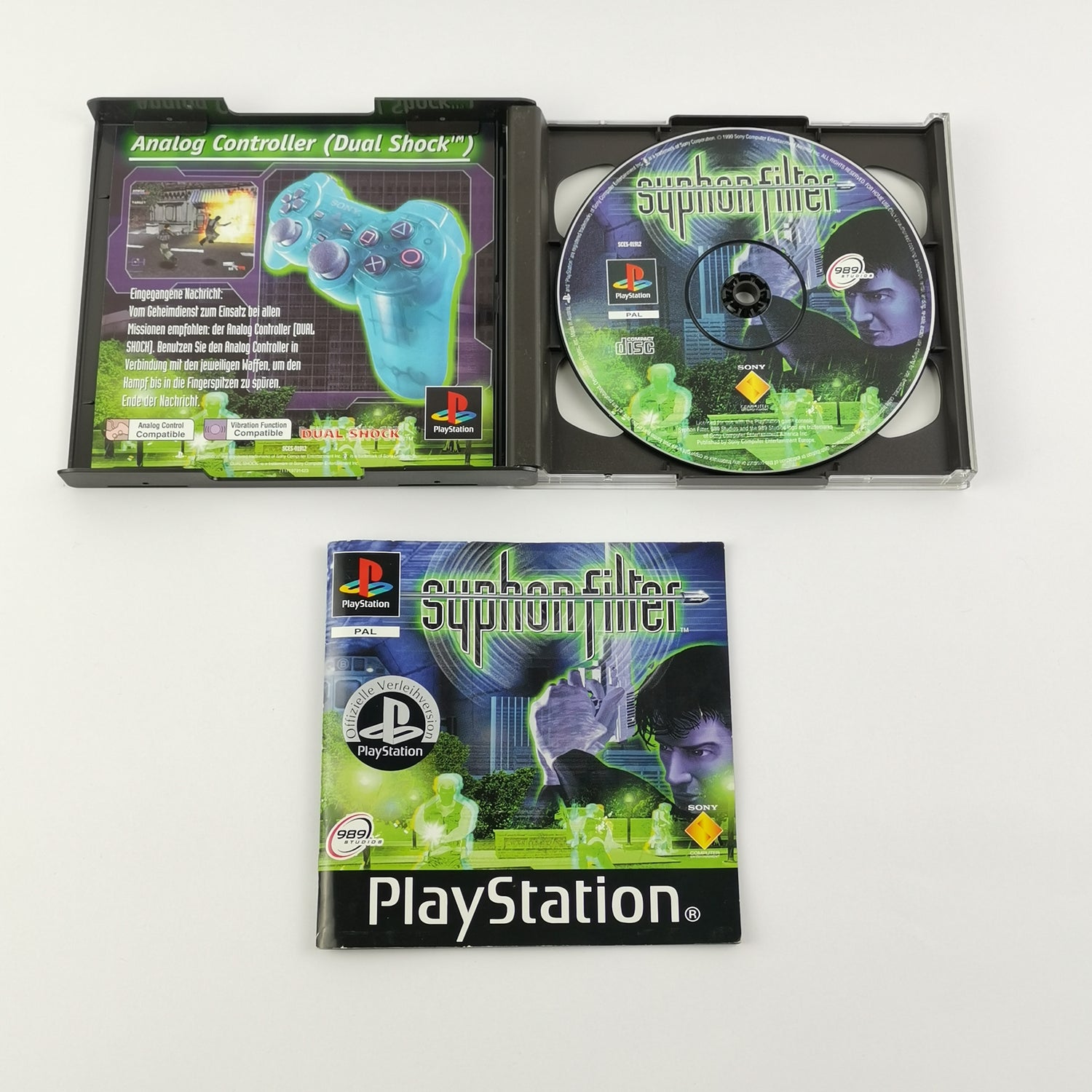 Sony Playstation 1 Spiel : Syphon Filter - OVP & Anleitung PAL | PS1 PSX Disc