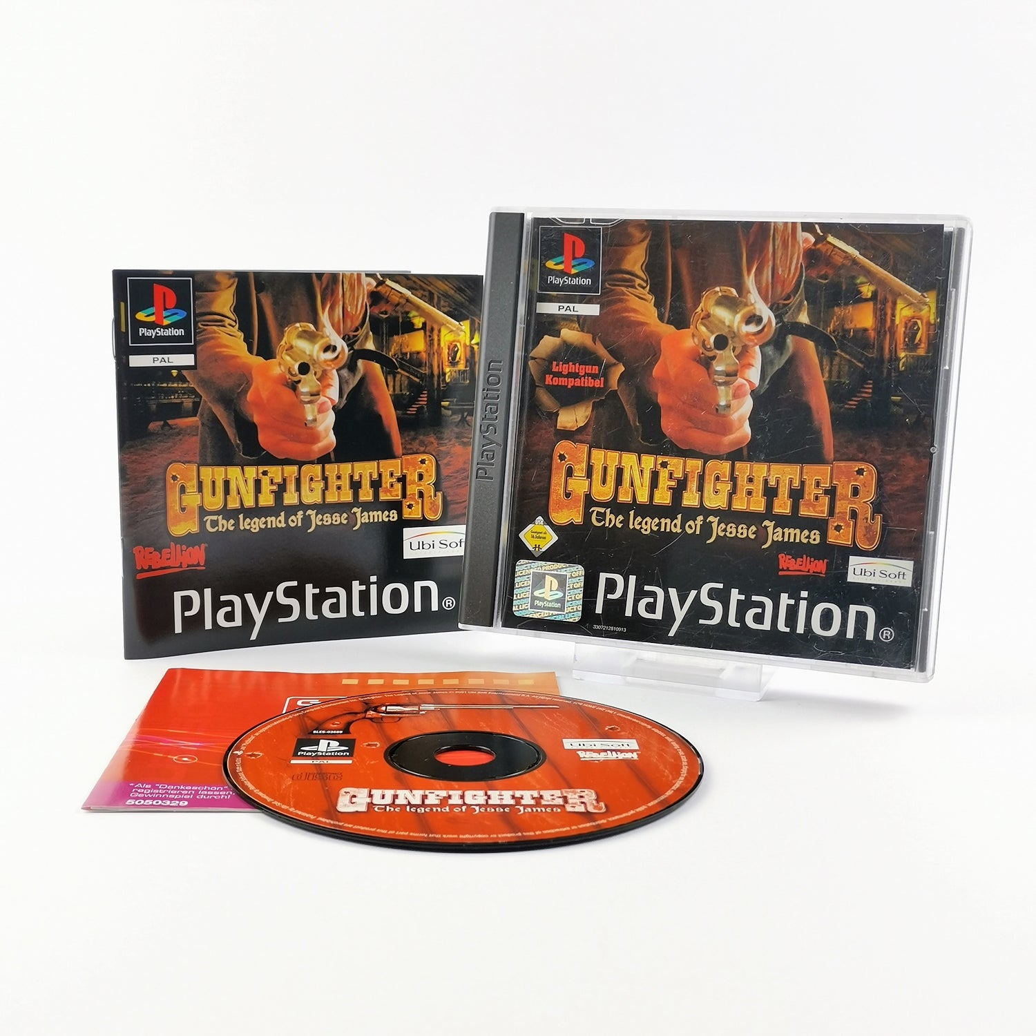 Sony Playstation 1 Game: Gunfighter The Legend of Jesse James - OVP PS1 PAL