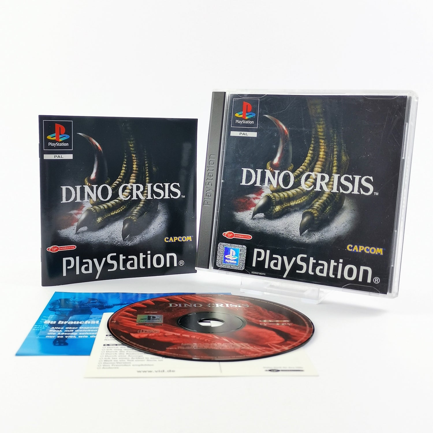 Sony Playstation 1 Spiel : Dino Crisis - OVP & Anleitung PAL | PS1 PSX Disc