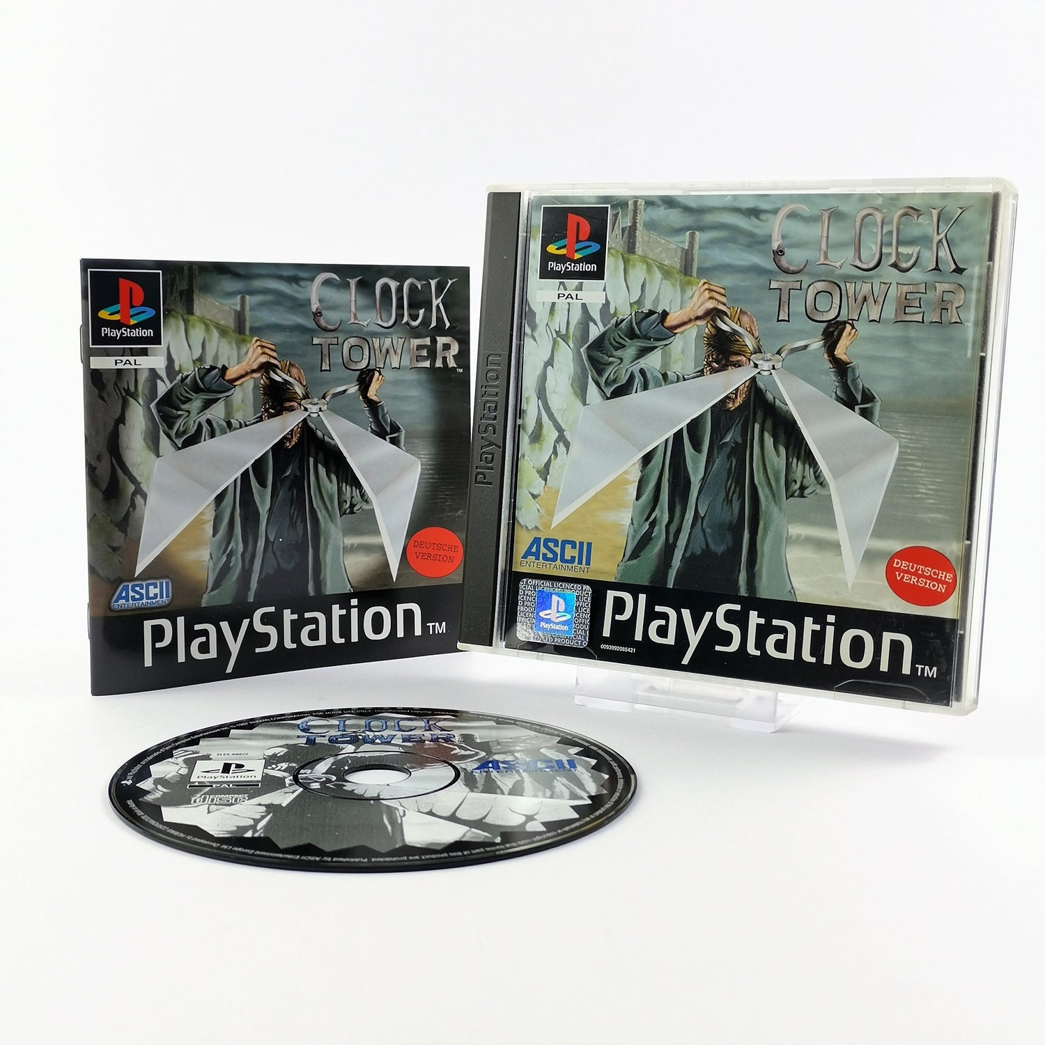 Sony Playstation 1 Spiel : Clock Tower - OVP & Anleitung PAL | PS1 PSX Disc