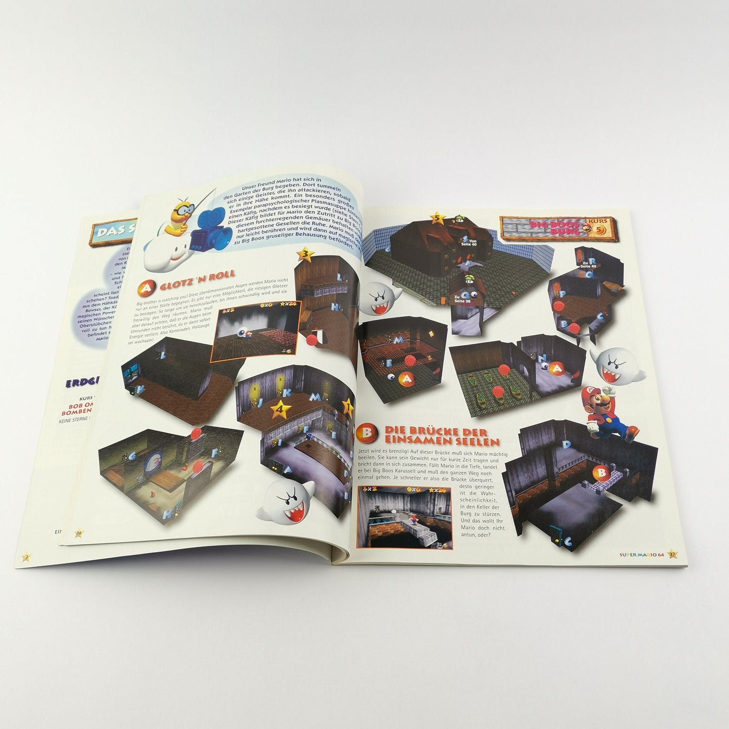 Nintendo 64 game advisor: Super Mario 64 - Guide solution booklet N64 PAL