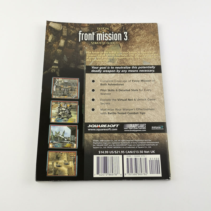 Sony Playstation 1 Game Advisor : Front Mission 3 Strategy Guide - Bradygames