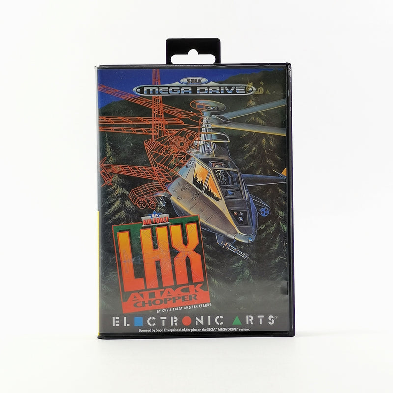 Sega Mega Drive Spiel : LHX Attack Chopper - OVP & Anleitung PAL 16BIT Cartridge