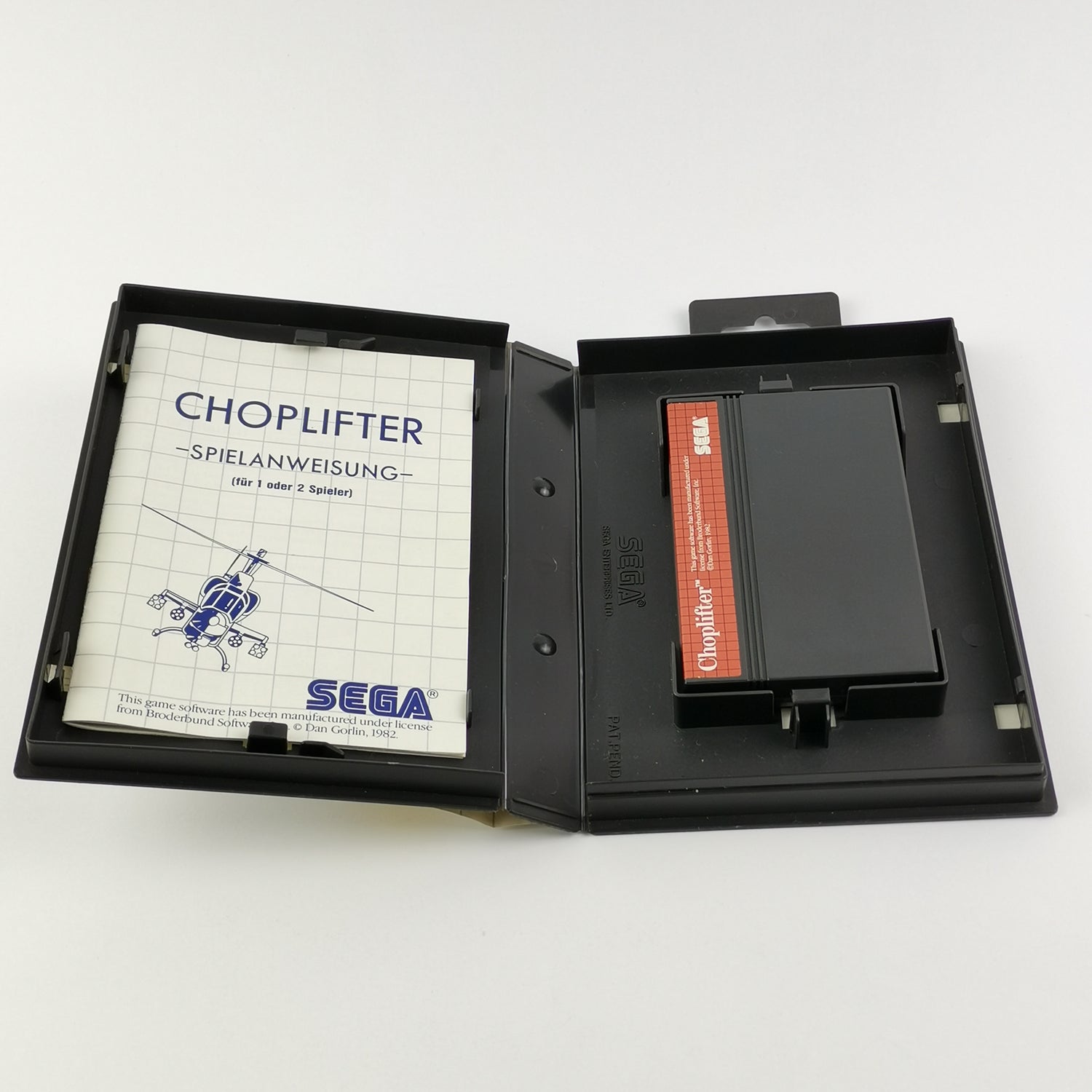 Sega Master System Spiel : Choplifter - OVP & Anleitung PAL | MS Cartridge