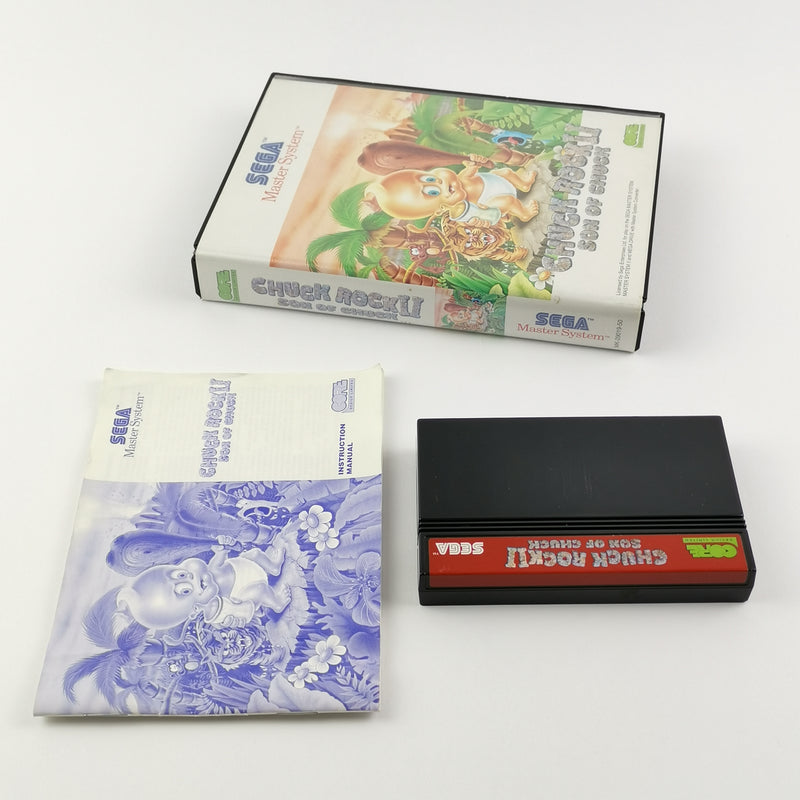 Sega Master System Spiel : Chuck Rock II 2 Son of Chuck - OVP Anleitung PAL