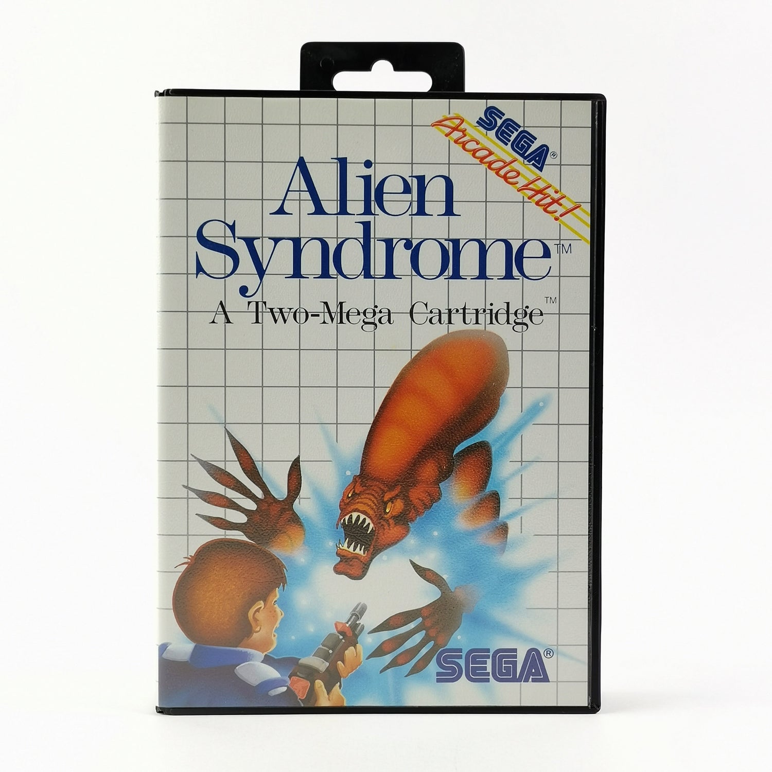 Sega Master System Spiel : Alien Syndrome - OVP & 2 Anleitungen PAL MS Cartridge