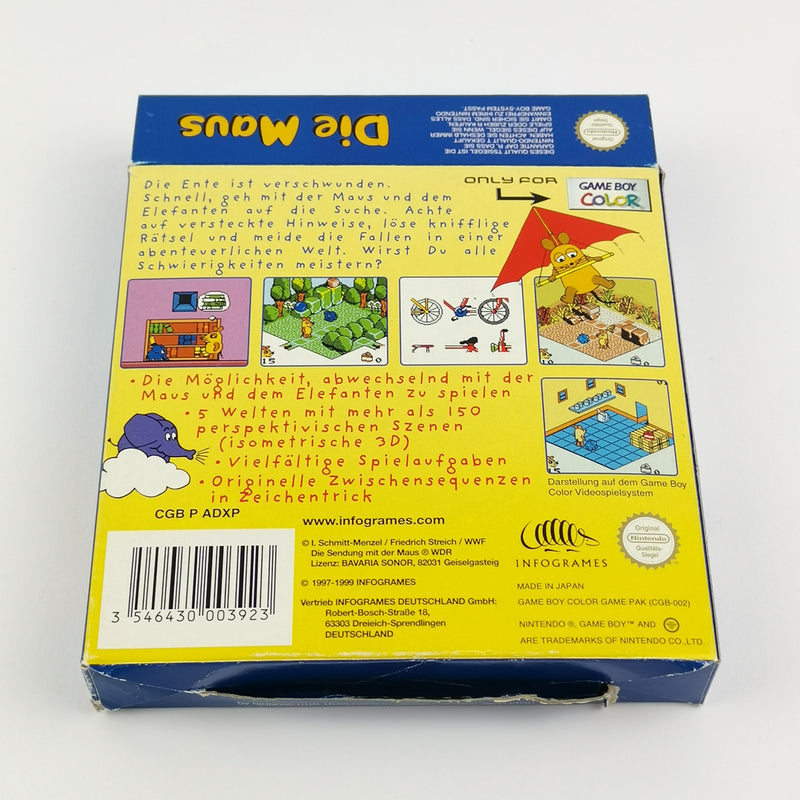 Nintendo Game Boy Color Spiel : Die Maus - OVP & Anleitung PAL | GBC Cartridge