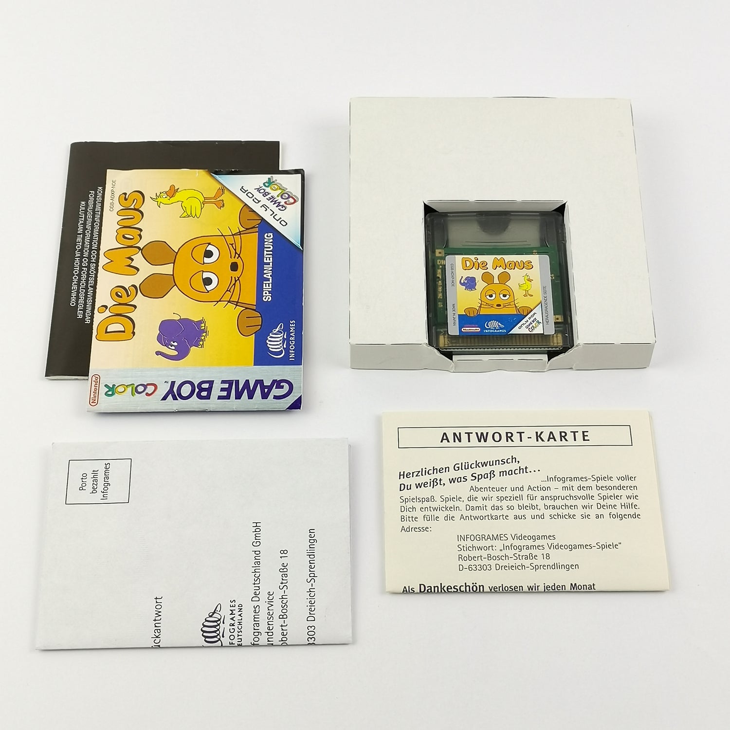 Nintendo Game Boy Color Game: The Mouse - OVP & Instructions PAL | GBC cartridge