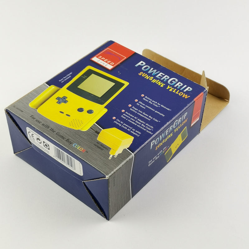 Nintendo Game Boy Color Zubehör : Power Grip Sunshine Yellow - Speed Link OVP