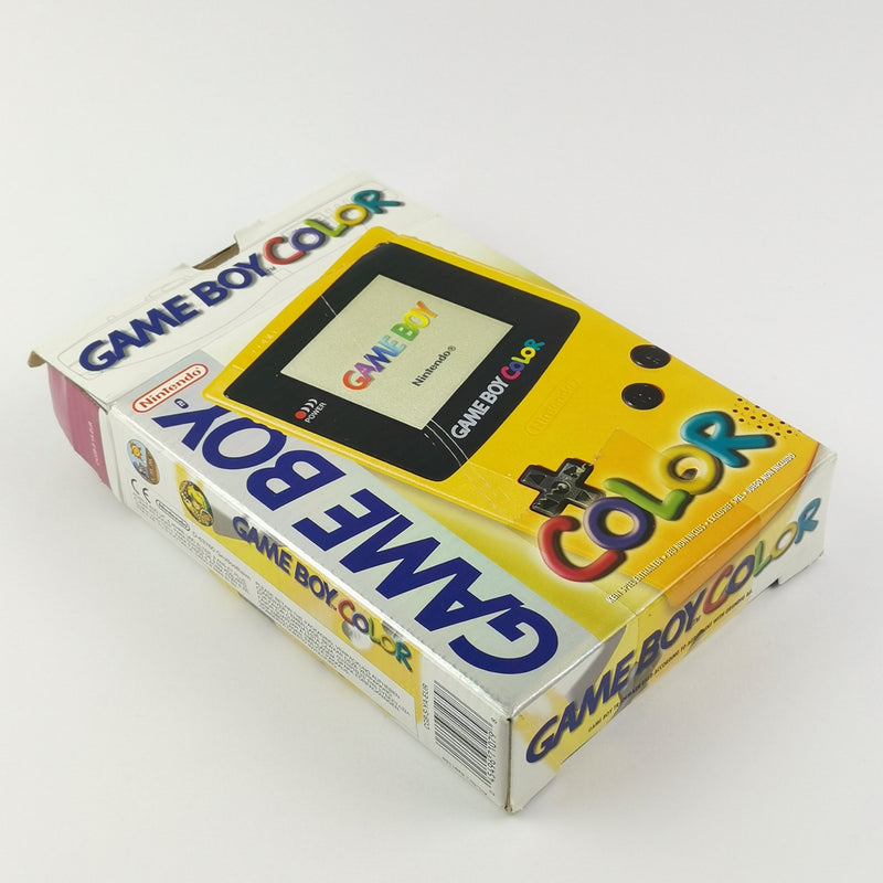 Nintendo Game Boy Color Konsole : Gelb Yellow in OVP mit Anleitung | GBC Console