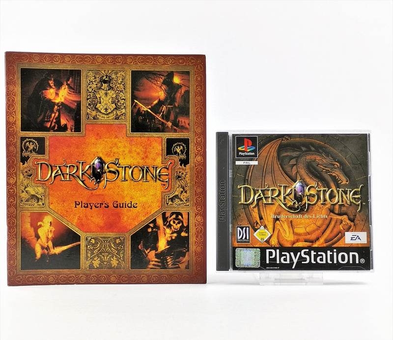 Sony Playstation 1 Spiel : Darkstone Bruderschaft des Lichts + Players Guide PS1