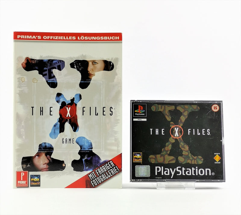 Sony Playstation 1 Spiel : The X Files + Prima´s Lösungsbuch - OVP Anleitung PS1