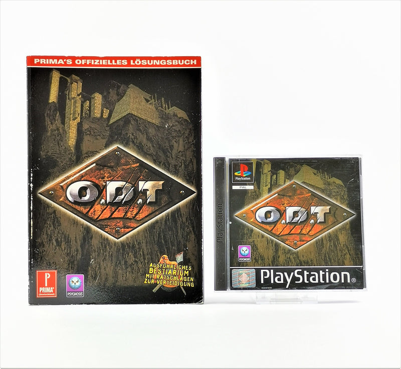 Sony Playstation 1 Spiel : O.D.T + Prima´s Lösungsbuch - OVP Anleitung PS1 PSX