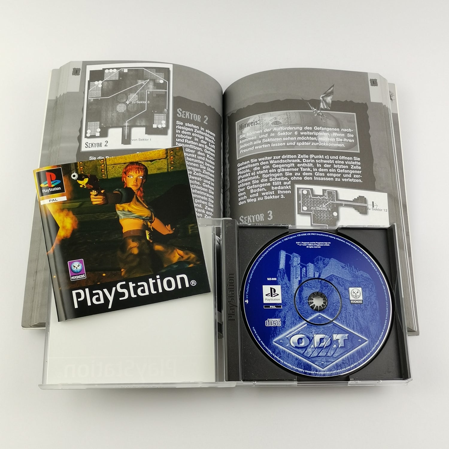 Sony Playstation 1 Spiel : O.D.T + Prima´s Lösungsbuch - OVP Anleitung PS1 PSX