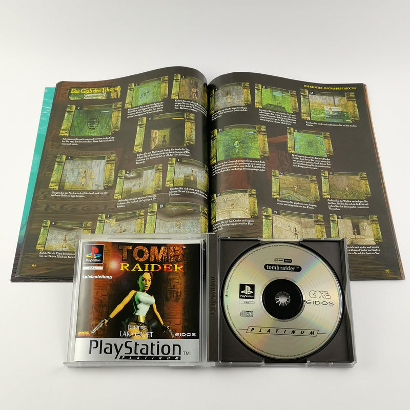 Sony Playstation 1 Spiel : Tomb Raider + Lösungsbuch - OVP PS1 PSX EIDOS