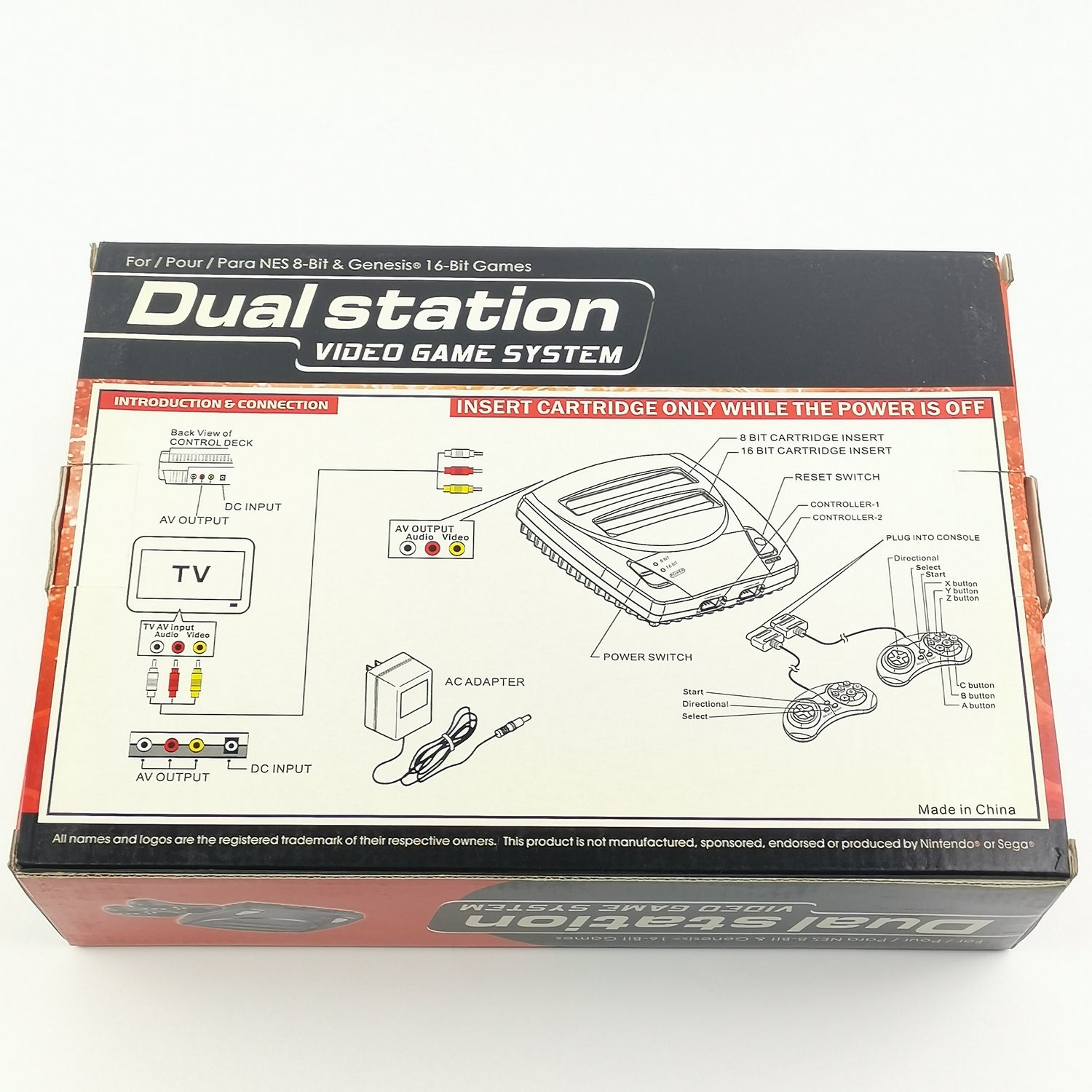 Gen-X Dual Station Video Game System Konsole Console in OVP NEU NEW